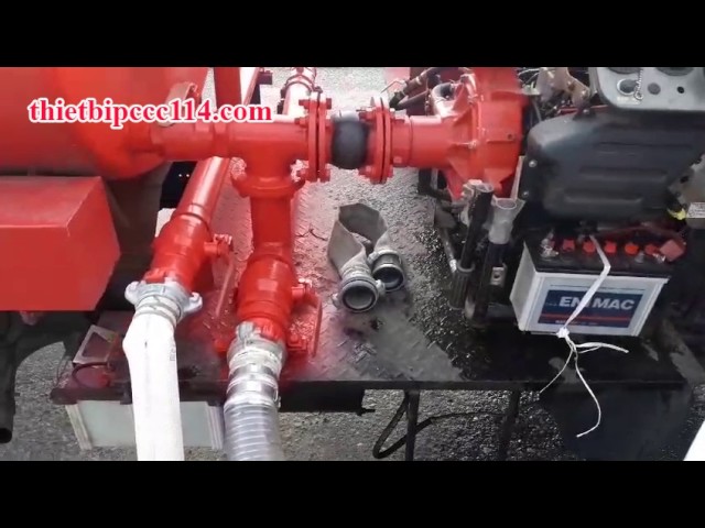 Lắp đặt máy bơm chữa cháy cứu hỏa tại PCCC Thành Đạt