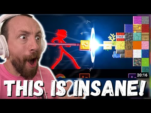 THIS IS INSANE! Alan Becker Lucky Block Staff - Animation vs. Minecraft Shorts Ep 33 (REACTION!)