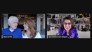 Marlo Thomas and Phil Donahue with Lily Tomlin