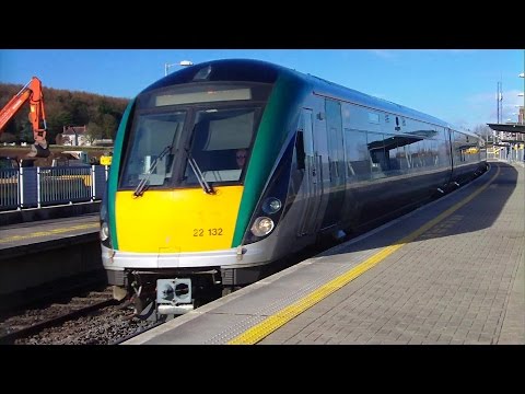 IE 22000 Class ICR Train number 22132 - Portarlington Station, Laois