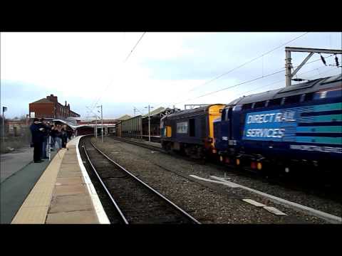 20312, 37405, 37402 & 20308 - 0Z31 Barrow Hill - Crewe GB, 1/2/13.