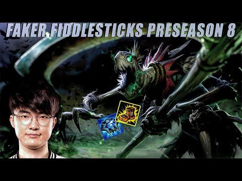 SKT T1 Faker Fiddlesticks vs Leona Preseason 8 League of Legends Pro Gameplay Patch 7.24