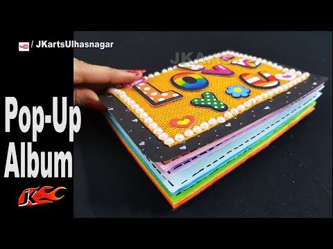 DIY Pop up Scrapbook Album | JK Arts 1346