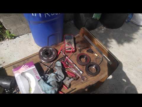 Mercedes S420 1996. Part 3. Alternator and A/C compressor clutch coil