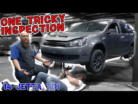 Mad Diesel! CAR WIZARD has to review 2014 VW Jetta TDI 2 feet off the ground!