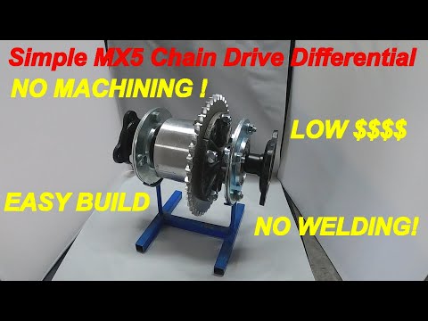 How to Build a Simple MX5 Chain Drive Differential - No Machining, No Welding