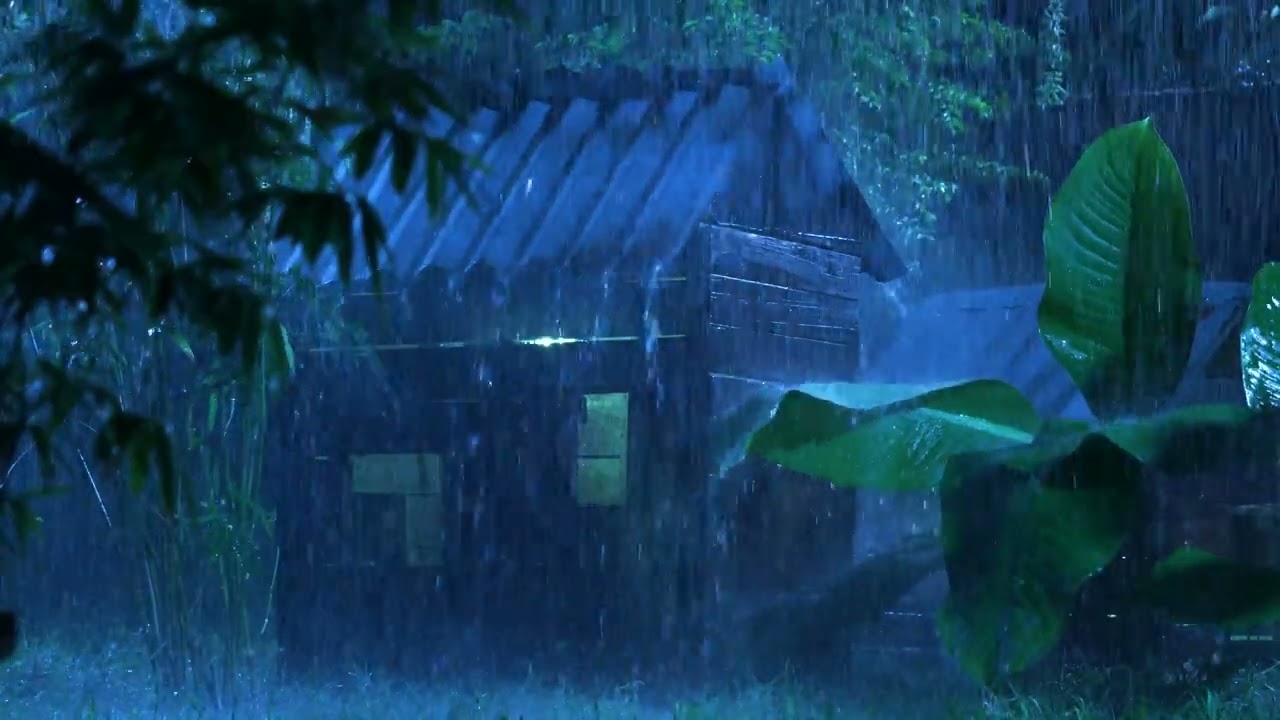 Tranquil Rainy Night: Peaceful Rain Sounds on Roof for Sleep, Mindful Meditation and Focused Study