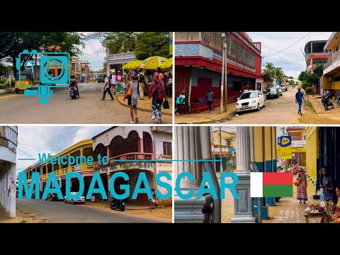 🇲🇬 Antsiranana - Madagascar | Walking city tour | 4K