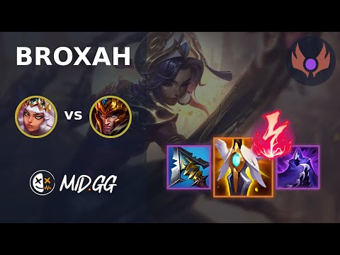 MID.GG: [ Broxah ] Qiyana JUNGLE vs Jarvan IV | EUW MASTER | LOL Season 2025