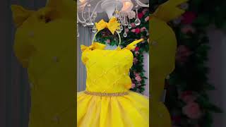 Vídeo de Vestido Infantil Mariely Amarelo
