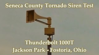 preview picture of video 'Fostoria, OH Federal Thunderbolt 1000T Siren Test 9-1-12'