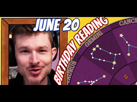 'Secret Language of Birthdays' June 20 Birthday Reading 🎁
