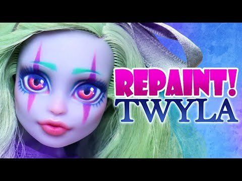 Repaint! Haunted Twyla Monster High Doll OOAK face up