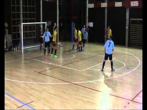 110316.Occasione Levico Terme, parata C.5 Bellesini Borgo e gol Andrea P. 5-1