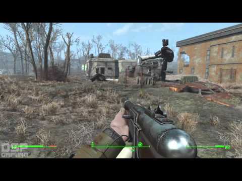 Fallout 4 playthrough pt37 - On the Brotherhood's Trail: National Guard and a GLOWING ONE!