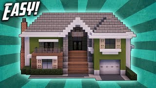 Minecraft: How To Build A Suburban House Tutorial (#5)