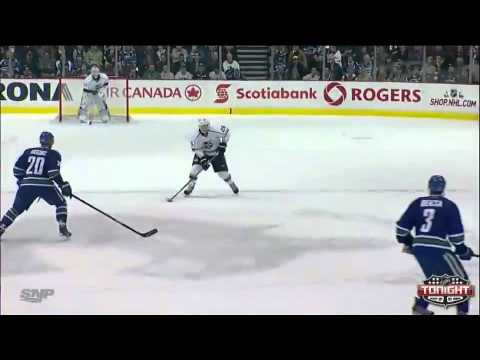 Anze Kopitar OT goal. Los Angeles Kings vs Vancouver Canucks 11/25/2013