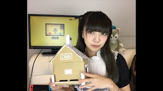 ニンテンドーラボでお家作れるまで帰れます！！
