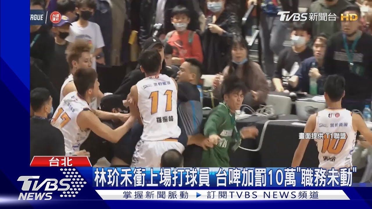 林玠禾衝上場打球員 台啤加罰10萬「職務未動」