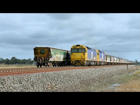 7736V Pacific National Grain Train (2/8/2019) - PoathTV Australian Railways