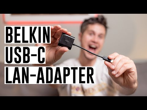 Belkin USB-C Ethernet-Adapter | iPad Pro ohne WLAN nutzen | Smartphones & Notebooks [4K]