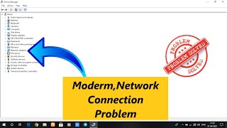 Modem,Network Connection Problem || network not connect in problem