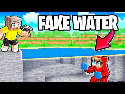 I Pranked My Friends with FAKE Blocks in Minecraft!
