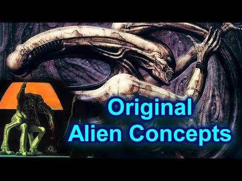 The Alien Xenomorph - Original ideas that didn't make it to screen - early Xenomorph explained