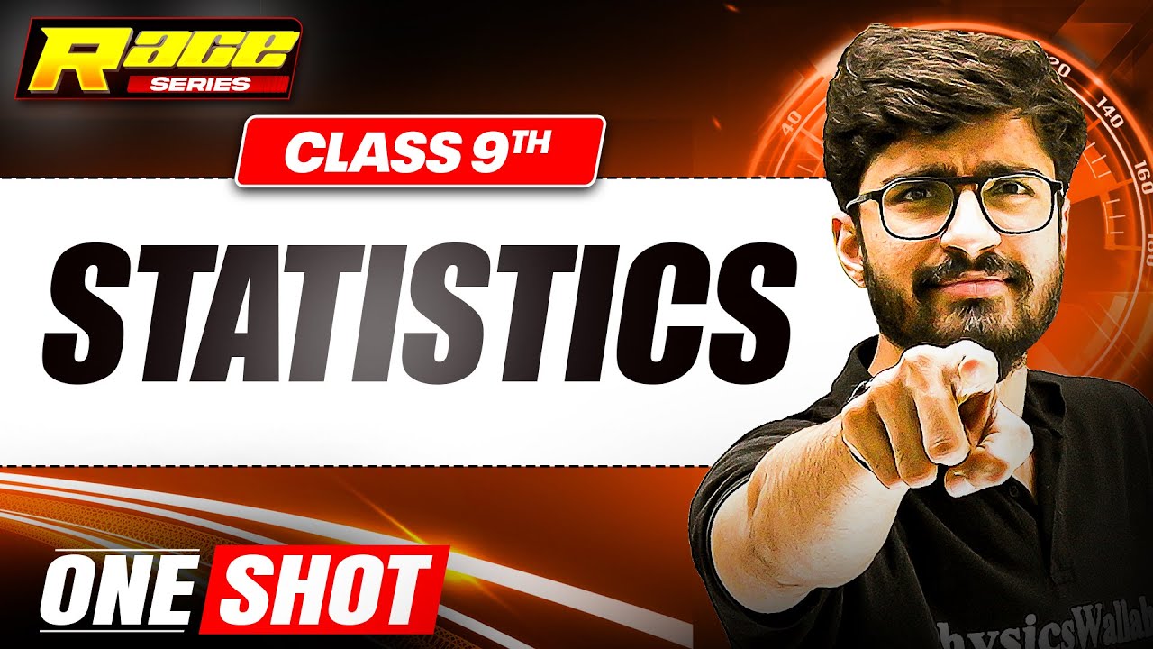 STATISTICS in 1 Shot: FULL CHAPTER | Class 9th Math