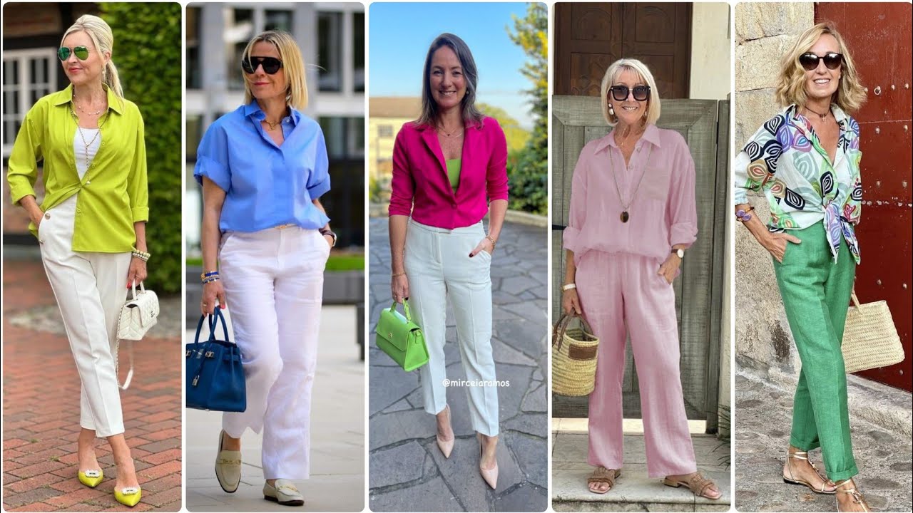 Comfortable Timeless Looks for All Elegant Ladies Over  50-60-70 | Summer outfits for all age women