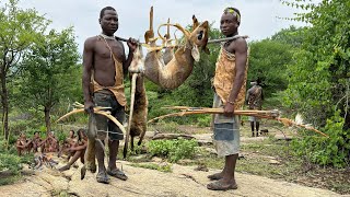 Hadzabe Tribe| Successful Hunts And COOKING | Tradition