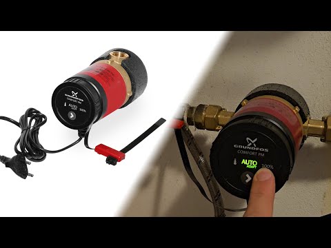 Plně automatické inteligentní oběhové čerpadlo teplé užitkové vody - Grundfos Comfort AutoAdapt