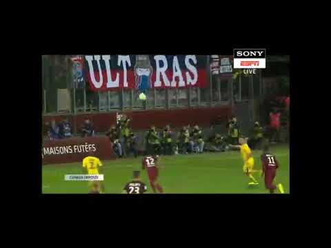 Ligue1 - FC Metz vs PSG 1-5-Lucas Moura goal