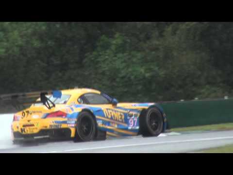 BMW Z4 GTE & GT3 V8 Sound in Action on Track (2015 Petit Le Mans)