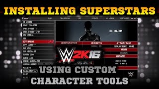 WWE 2K16 PC: Super Fast Installs Using Custom Character Tools