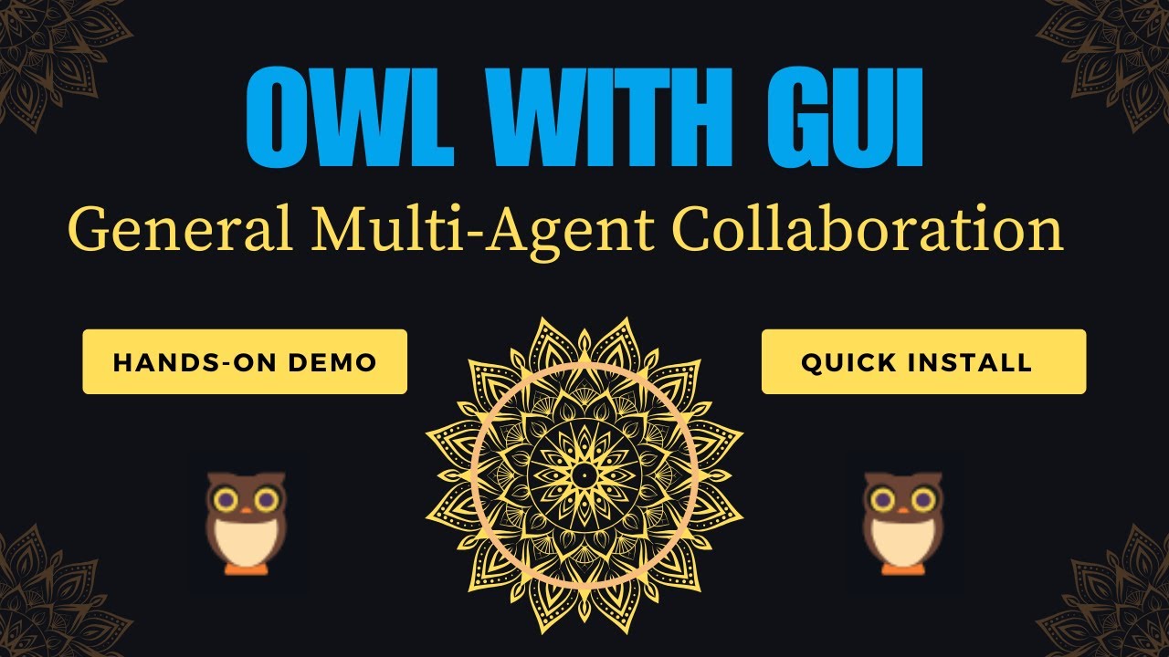 OWL with GUI - General Multi-Agent Collaboration