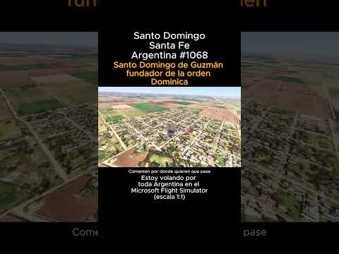Santo Domingo, Santa Fe desde el Microsoft Flight Simulator #santodomingo #santafe #msfs #argentina