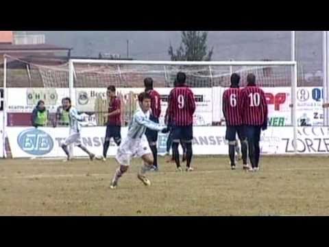 Davide Carrus gol su punizione in Lumezzane - Salernitana 1 - 3