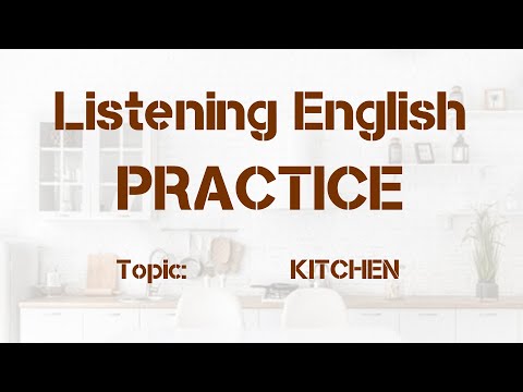Prática auditiva em inglês – The Kitchen