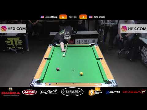HUGE $47,000+ Calcutta: Jesse Moore VS John Weeks. Ark-La-Tex Classic, 9-Ball, Bar Box, QUARTER FIN.