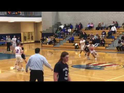 Quincy High Basketball: Franco Calabro finishes layup and-1.