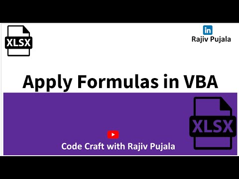 28. How to Apply Formulas in Excel Using Macros VBA