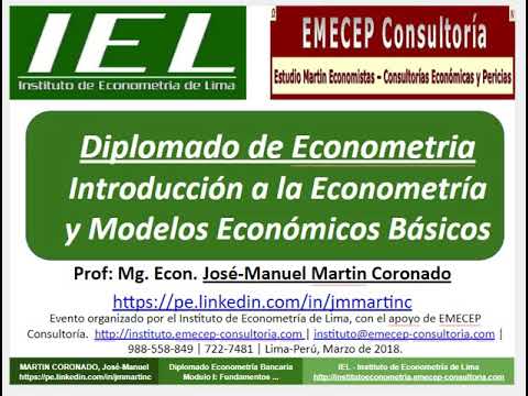 introducción a la econometría | introduction to econometrics