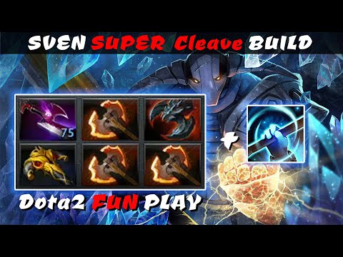 Dota 2 7.29D Sven NEW META Super Cleave Build + Magnus Empower By Goodwin!