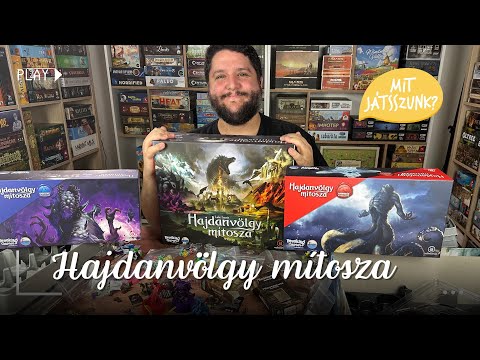 Szörnyek, Varázslók, Tablók - Hajdanvölgy Mítosza Játékbemutató - Mit Játsszunk?