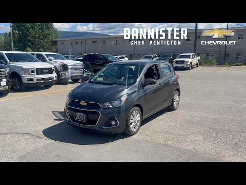 2017 Chevrolet Spark 5dr HB CVT LT w/1LT in Gray for sale at Bannister Chevrolet Penticton in Penticton, BC