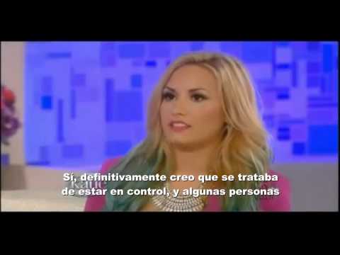 Demi Lovato habla de bullying, bulimia y anorexia (subtitulado)