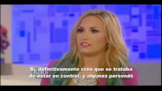 Demi Lovato habla de bullying, bulimia y anorexia (subtitulado)