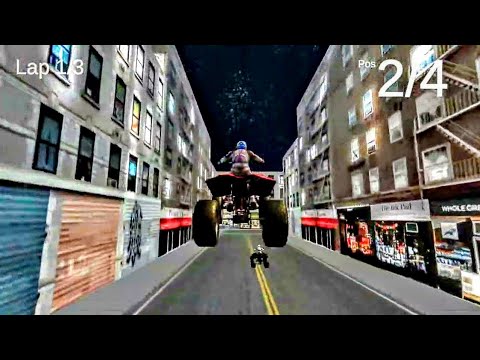 , title : '夜の都会をバギーに乗って快走するゲーム【Urban Quad Racing】 GamePlay 🎮📱'
