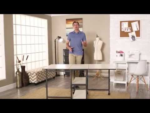 Sullivans Adjustable Home Hobby Table - Product Review Video